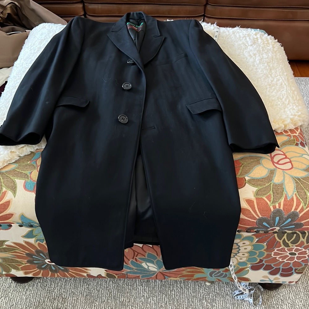 COPY - Mens Royal Fabric All Wool Trench Coat Size